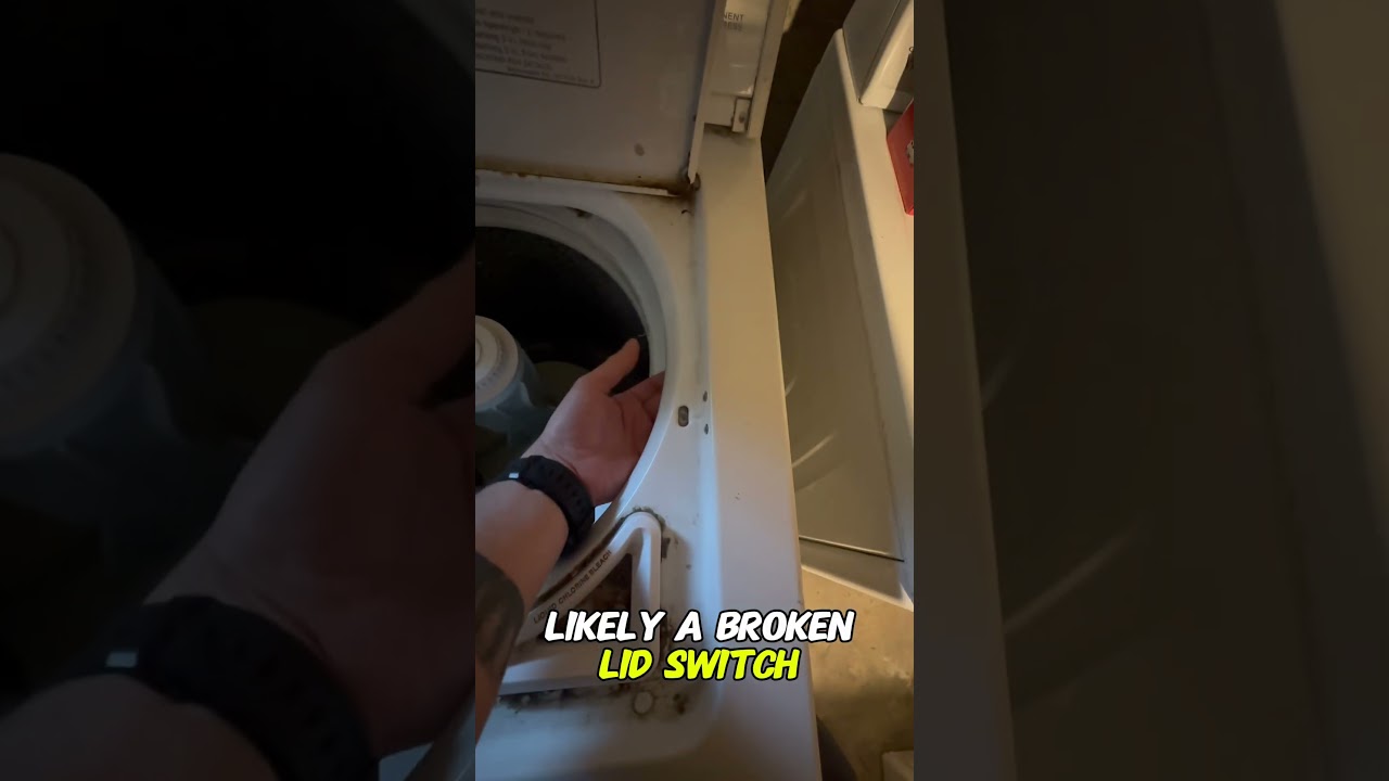 Washer won&rsquo;t agitate or spin? Try this. #whirlpool #maytag #amana #washer