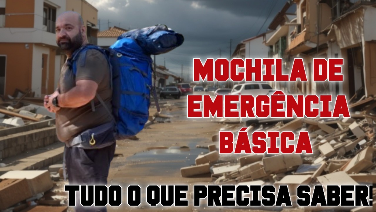 Desastres acontecem! Estejam preparados com a vossa mochila de emergência Básica.