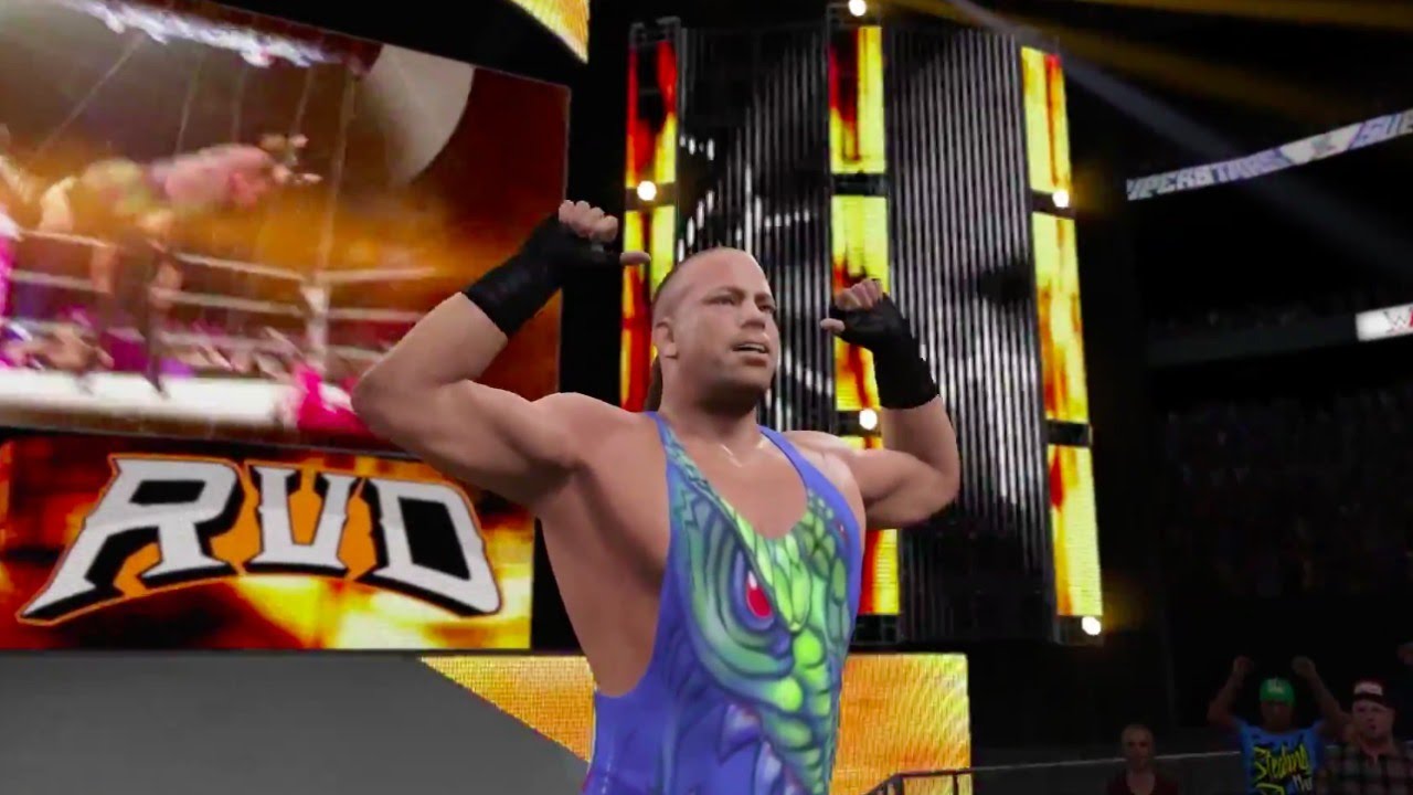 WWE 2K15 - Mark Henry, Rob Van Dam, and Adrian Neville Entrances Video
