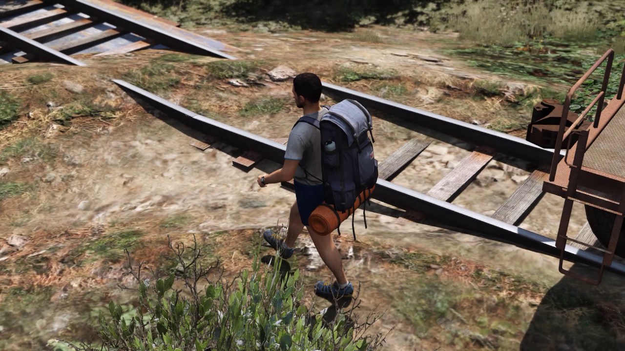 GTA 5 - Abandon Mnt. Train Route Walk