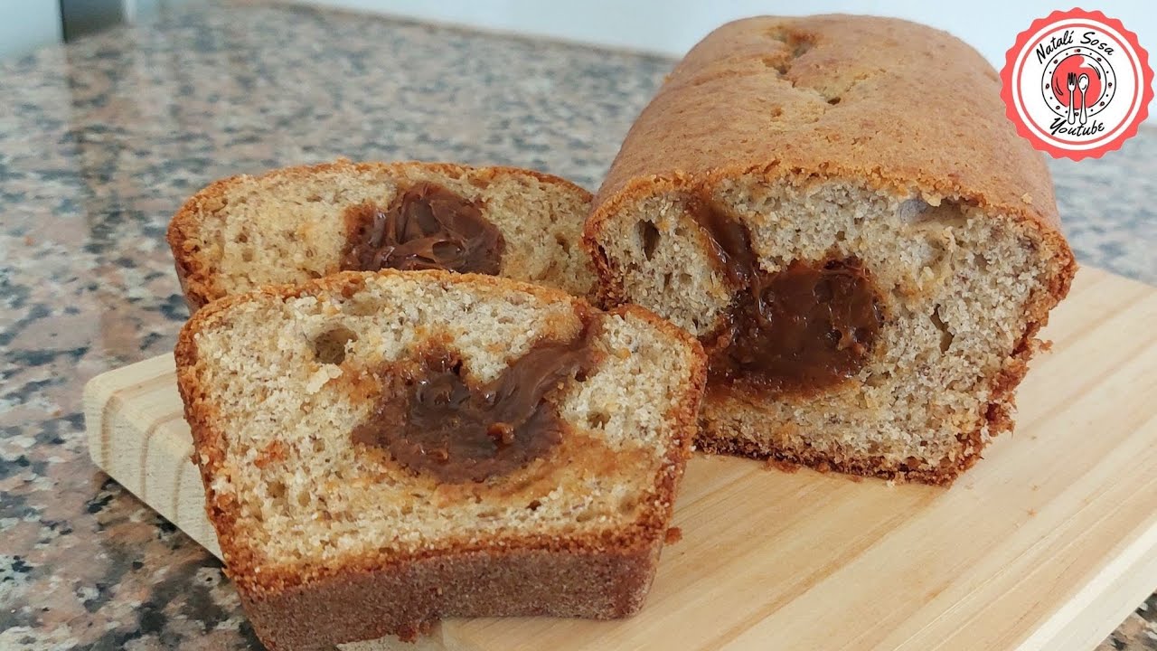 BANANA y DULCE DE LECHE para esta receta facil, rapida y economica!!!