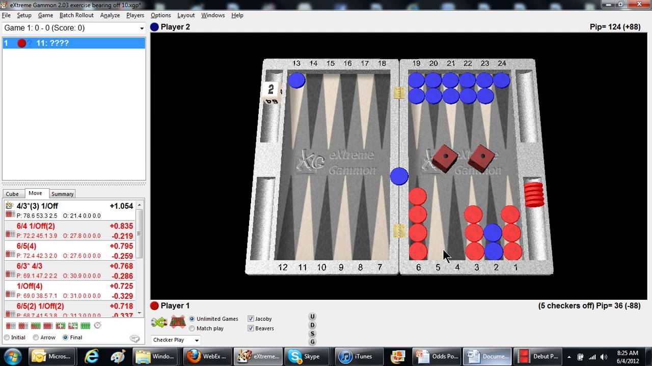 A bearing off lesson