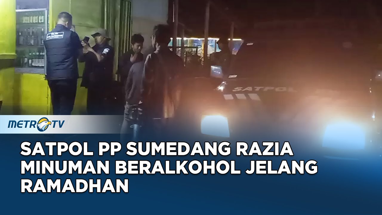 Satpol PP Sumedang Gelar Razia Minuman Beralkohol Menjelang Ramadhan