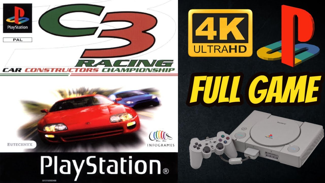 C3 Racing/Max Power Racing | PS1 | 4K60ᶠᵖˢ UHD🔴| Longplay Walkthrough Playthrough Full Movie Game