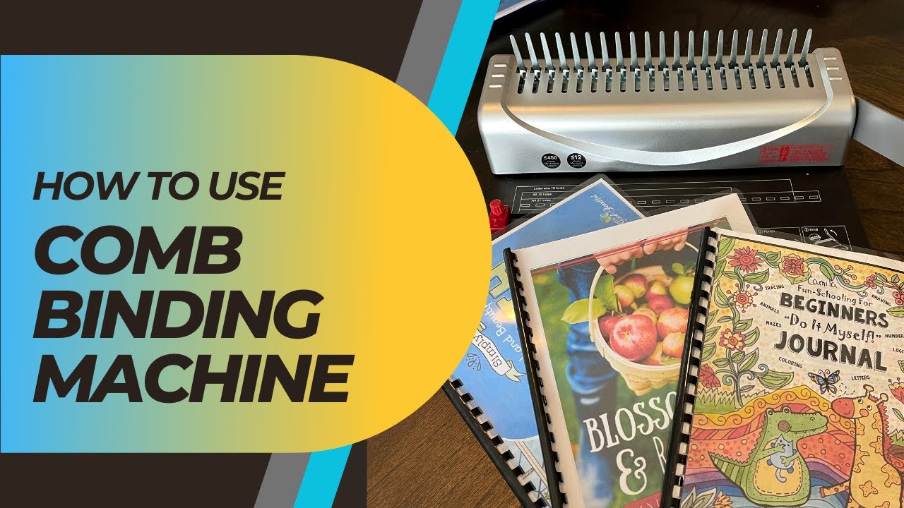 Affordable & Easy-to-Use Comb Binding Machine for Homeschooling & Work: A Step-by-Step Guide