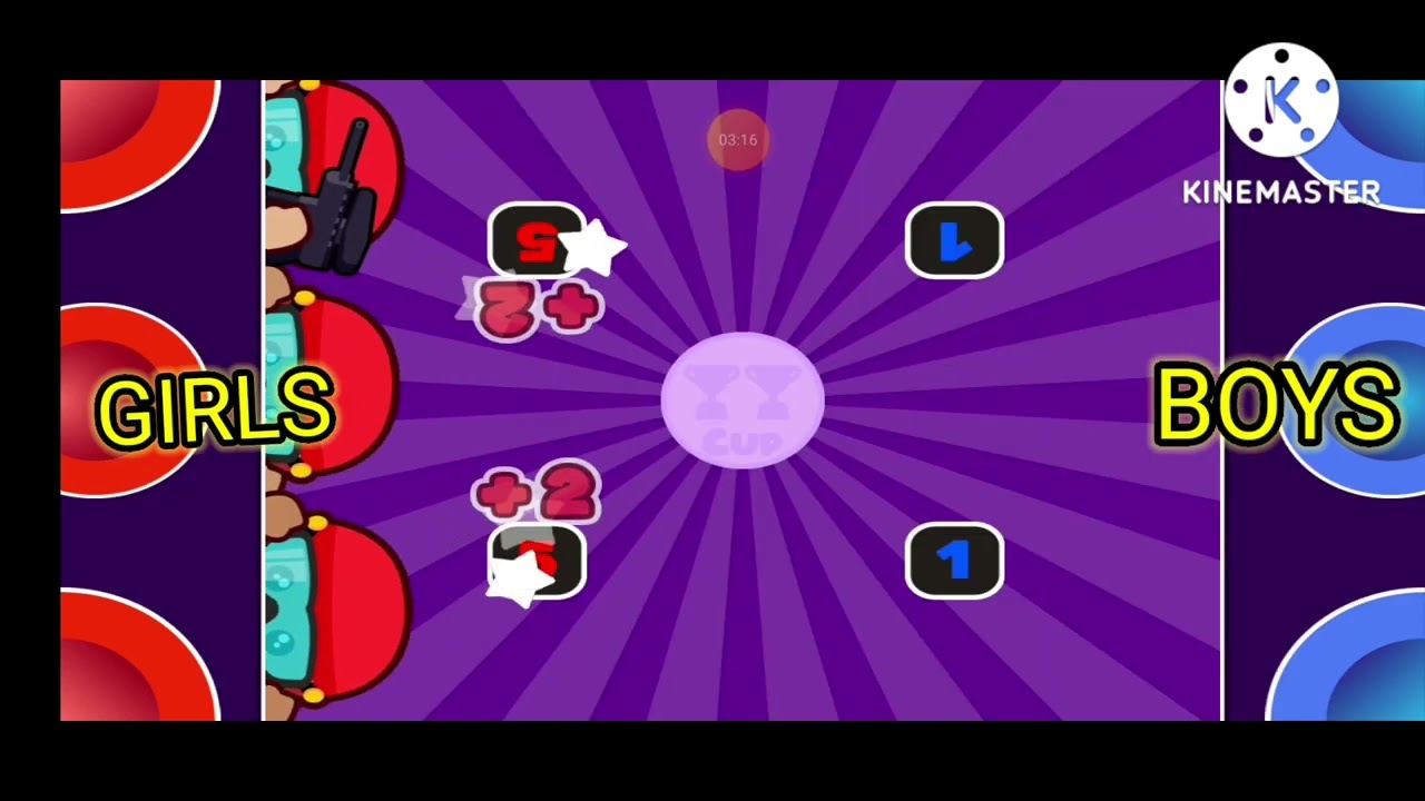 GIRLS V/S BOYS 2 TO 4 PLAYER GAME