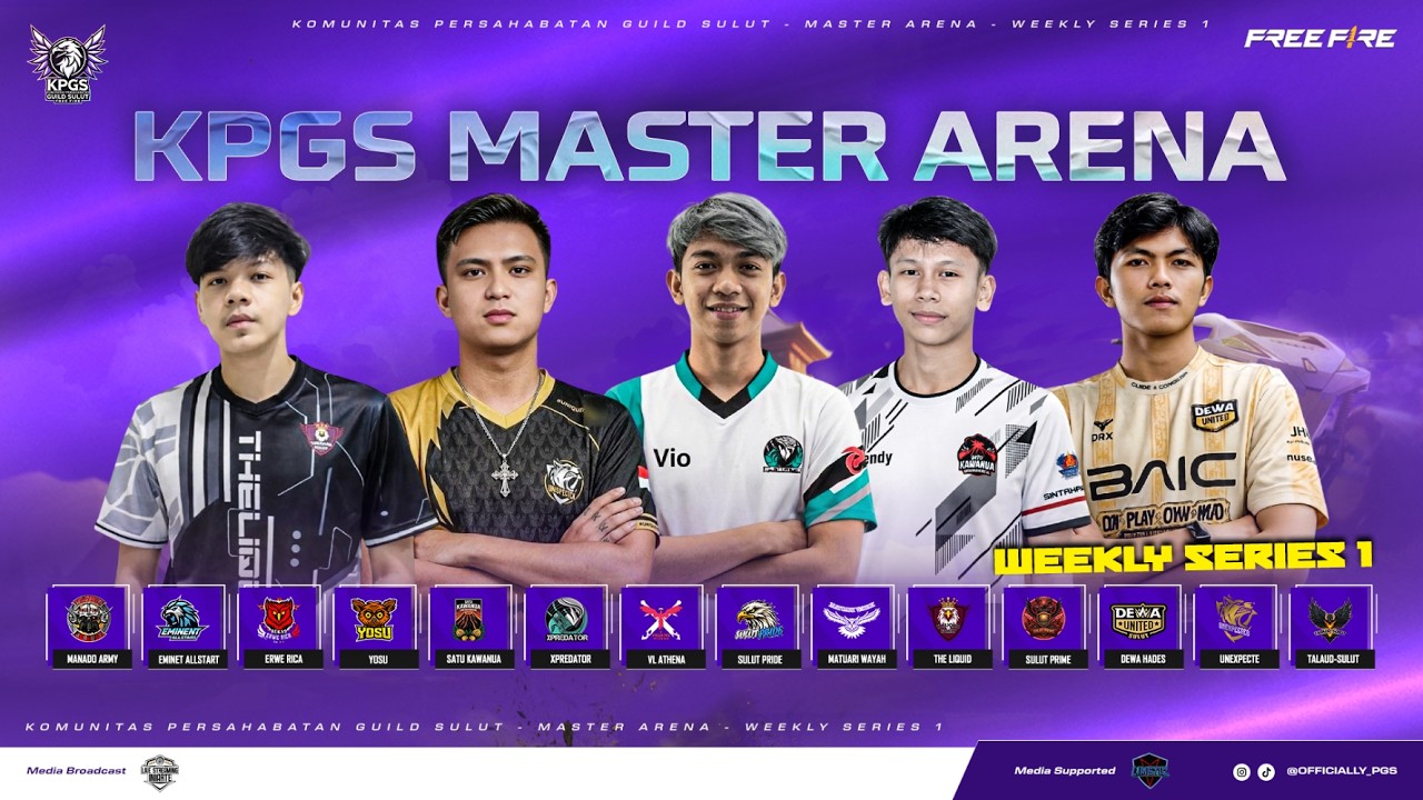 KPGS MASTER ARENA WEEKLY SERIES 1 - GUILD SULUT | Garena Hree Fire Indonesia