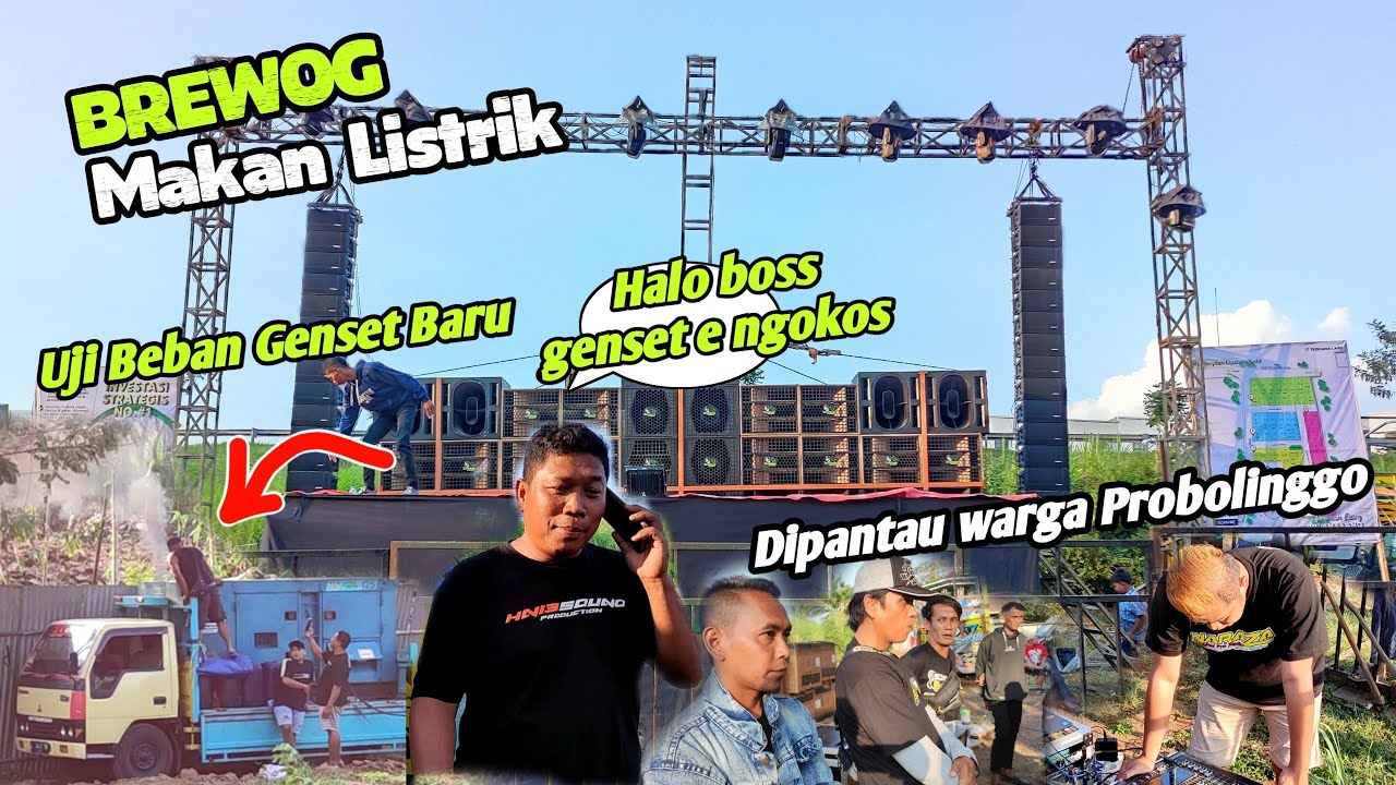 Nih BREWOG uji genset baru ternyata 125 kva mengkis