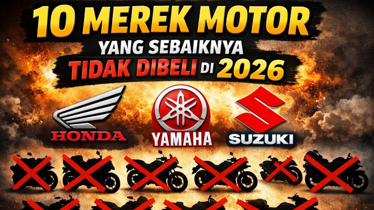 10 MEREK MOTOR Yang Sebaiknya TIDAK DIBELI di 2026?