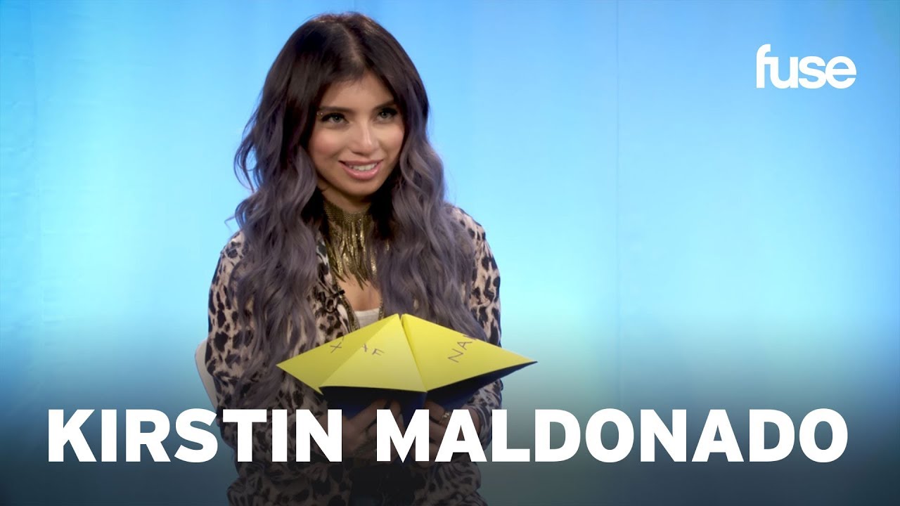 Pentatonix's Kirstin Maldonado Plays With An Origami Fortune Teller | Fuse