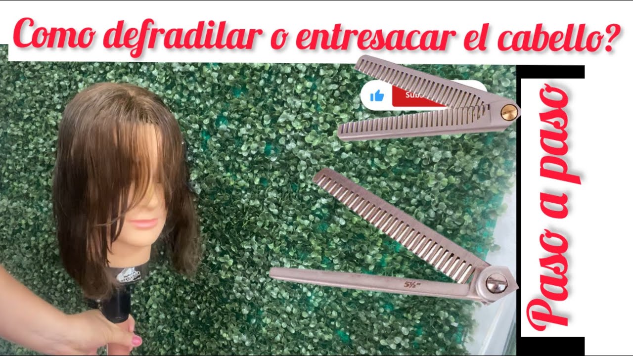 !!COMO DEGRAFILAR Y ENTRESACAR EL CABELLO PASO A PASO!! 🤩 || ELY ANGEL BEAUTY