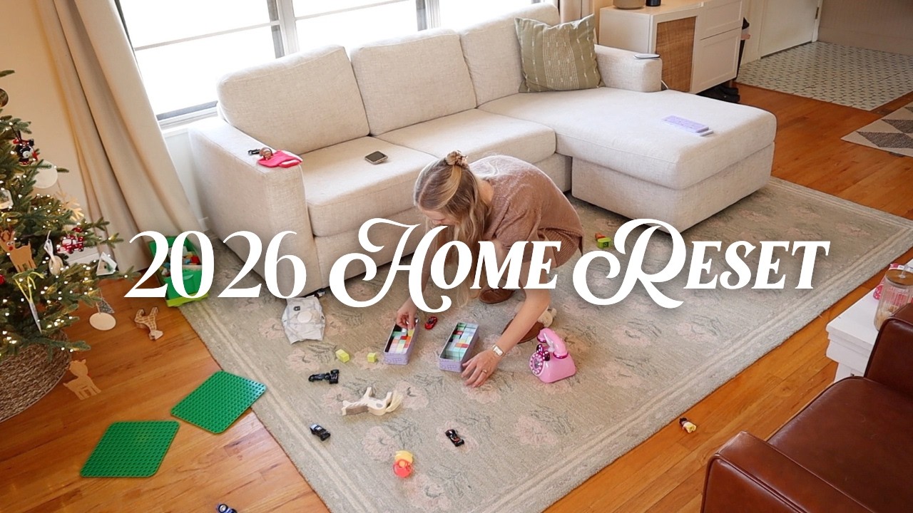 2026 HOME RESET | *new year clean with me* organize & clean-up after christmas chaos