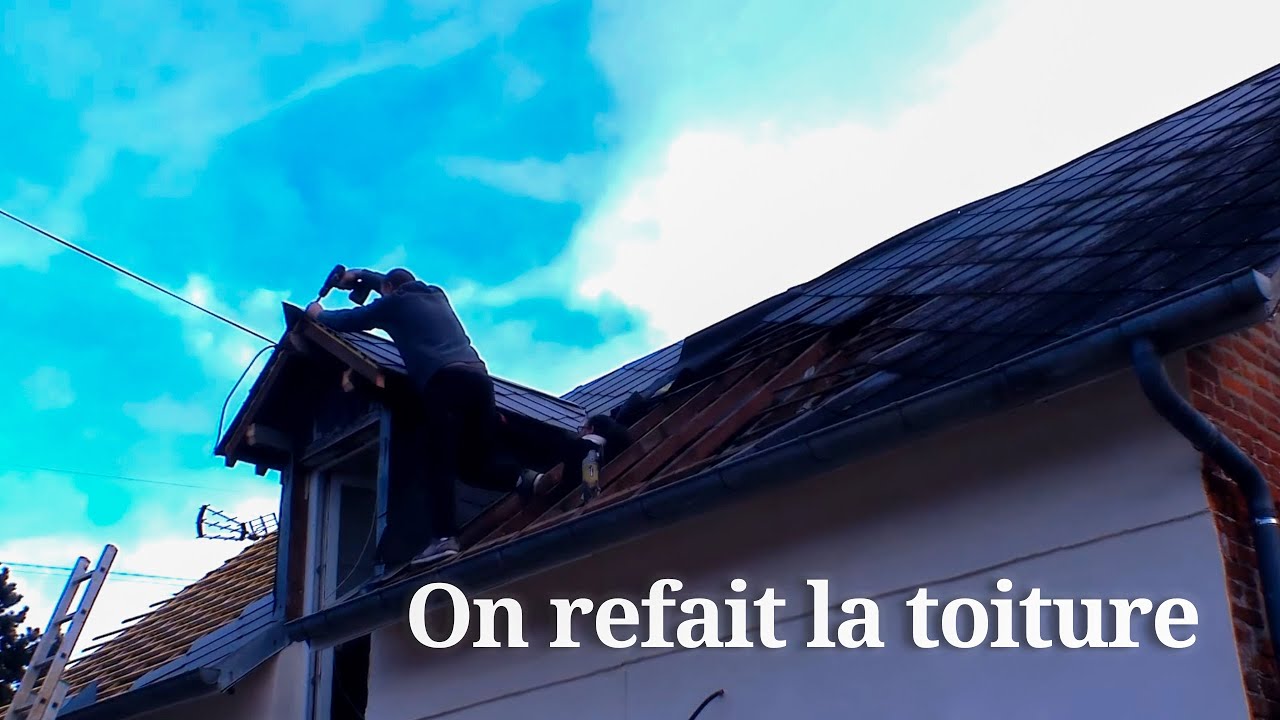 ep2⚒ on refait la Toiture en ardoise c'est une première on as jamais fait d ardoise