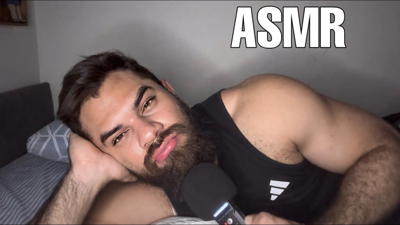ASMR - atenção pessoal/ te fazendo carinho para dormir comigo. Você consegue?
