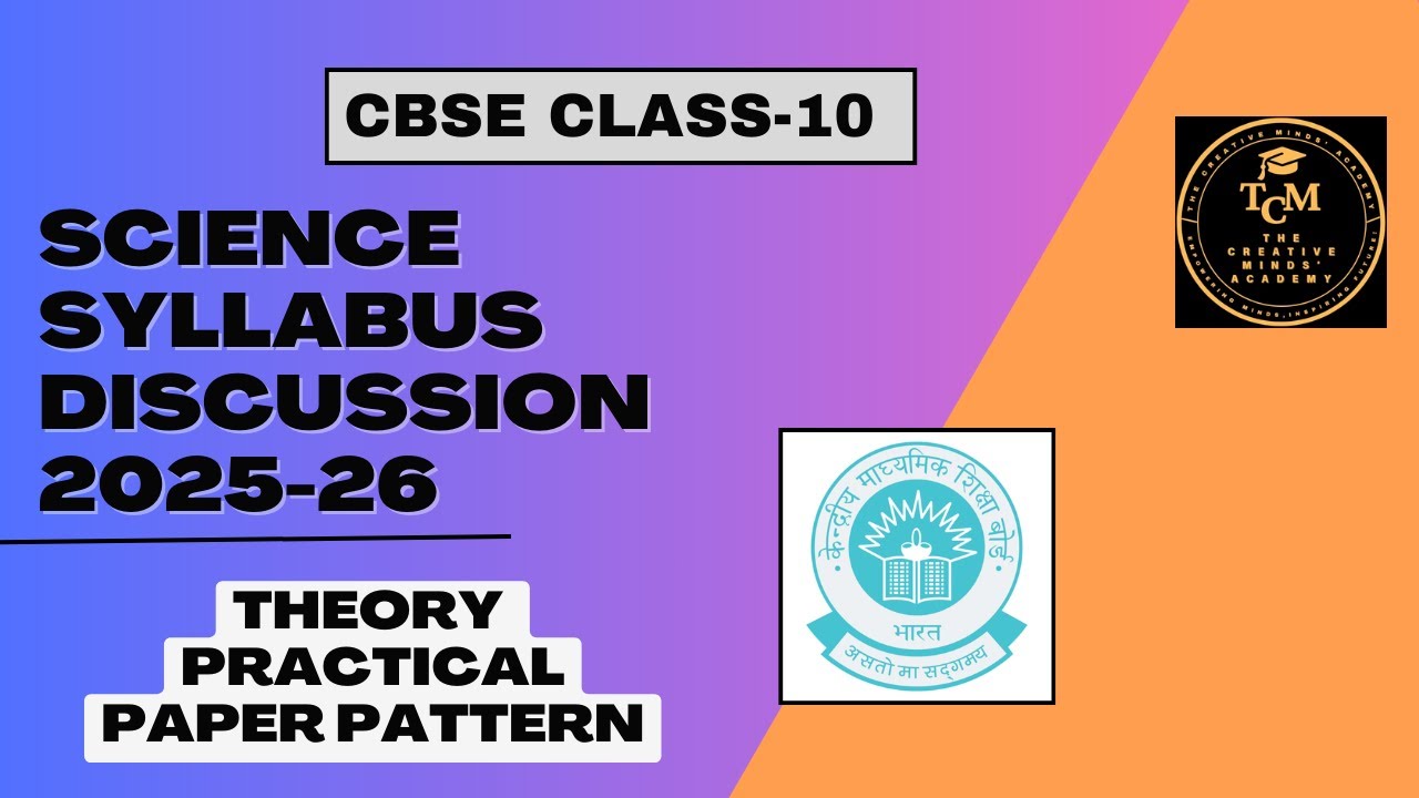 Class 10 Science Syllabus 2025-26 Complete Breakdown | Theory & Practical