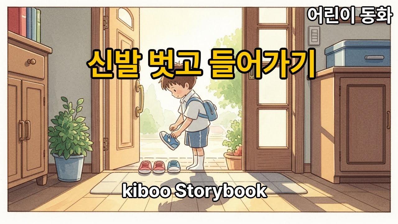 [어린이 동화] 신발 벗고 들어가기 A Small Step into a Cozy Home” 🏠Ep.79