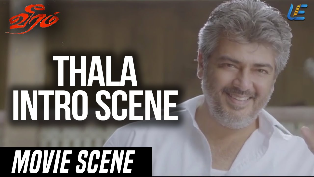 Veeram - Thala Intro scene | Ajith | Tamannaah | Santhanam