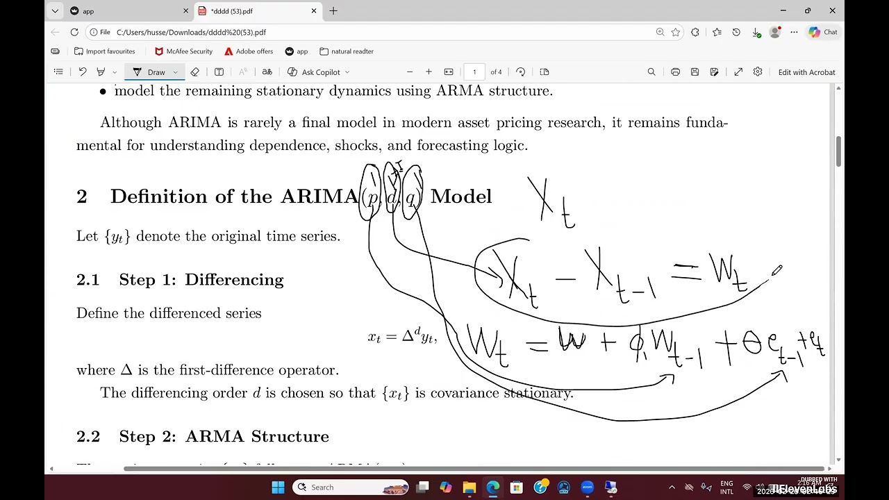 ARIMA model in Action