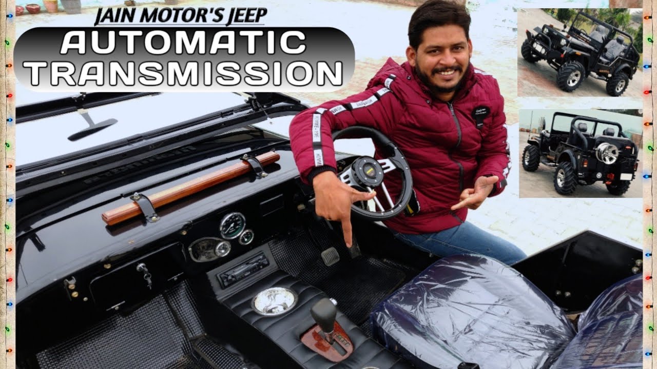 AUTOMATIC TRANSMISSION MODIFIED JEEP READY FOR UDAIPUR ( RAJASTHAN )..JAIN MOTORS JEEP@8199061161