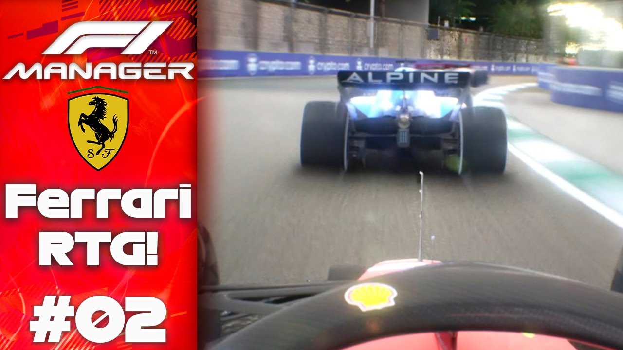 FIGHTING THROUGH THE PACK! F1 Manager Ferrari Career Mode Season 1 Round 2 Saudi Arabian GP!