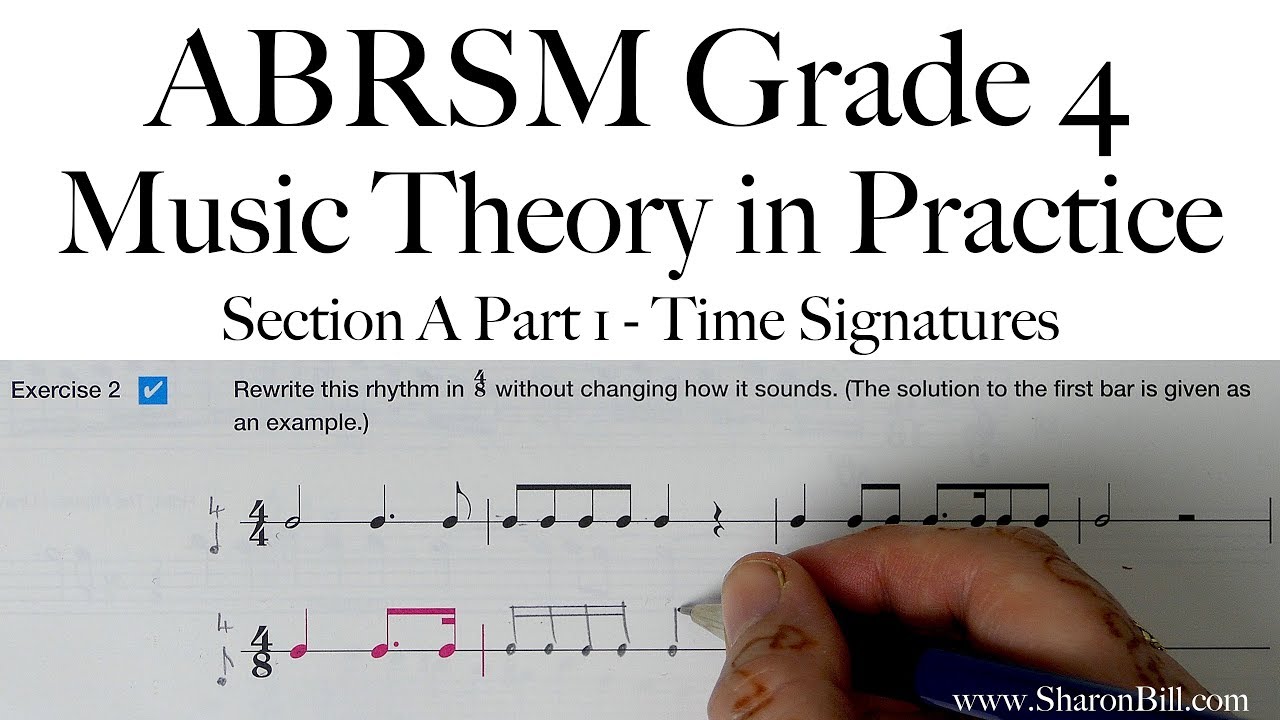 ABRSM, 4 класс, теория музыки, раздел A, часть 1, размеры такта с Шэрон Билл