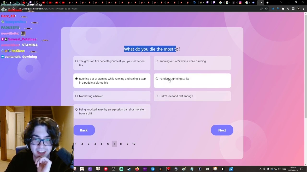 zy0x takes quizzes to find out his genshin element