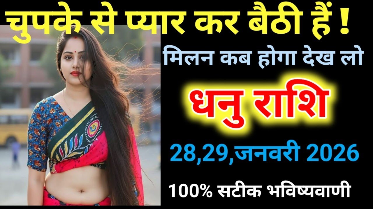 धनु राशि वालों चुपके से प्यार कर बैठी हैं मिलन कब होगा देख लो। Dhanu rashi/aquarius ♒