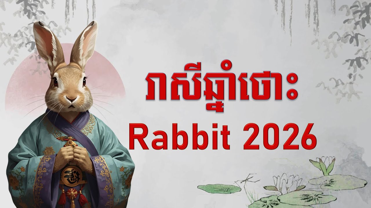 រាសីឆ្នាំថោះ2026 - Rabbit Zodiac 2026 - Bazi 2026
