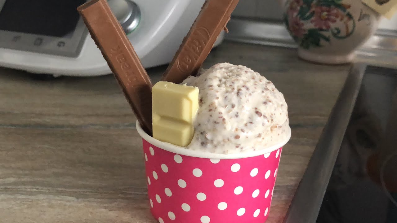Helado de Kit Kat / Helado casero de Kit Kat Thermomix