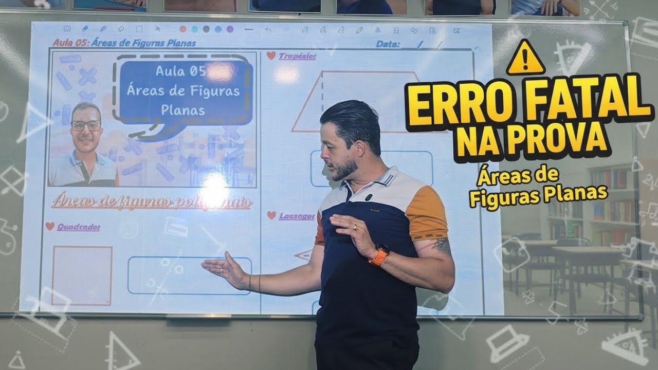 ÁREAS DE FIGURAS PLANAS: ISSO CAI NA PROVA E MUITA GENTE ERRA