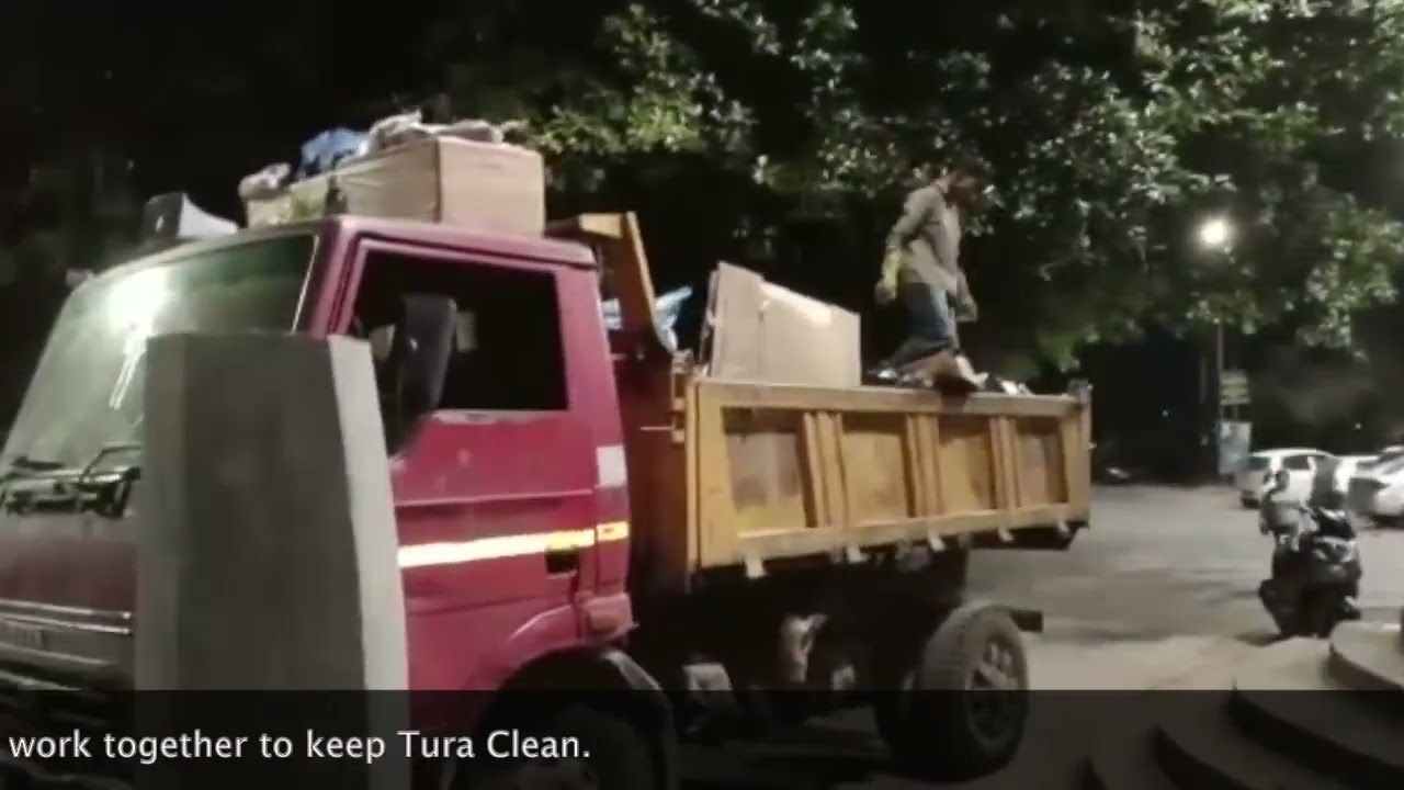 Garbage collection by Tura Municipal Board