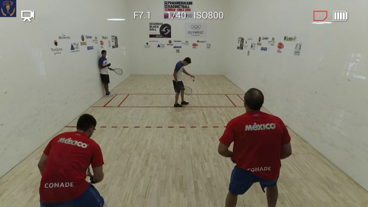 2018 Racquetball Pan Am Championships - Men's Doubles - MEX vs BOL