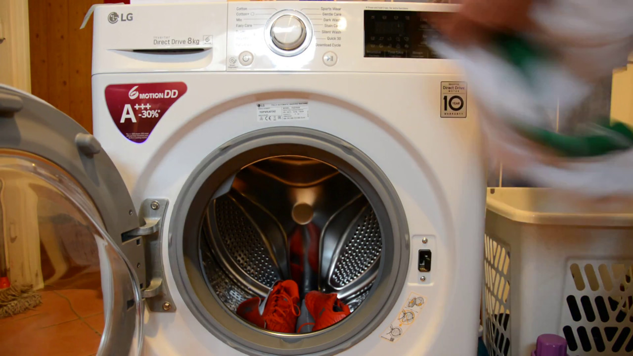 LG 6 motion Direct Drive washing, Sport Wear program test 2