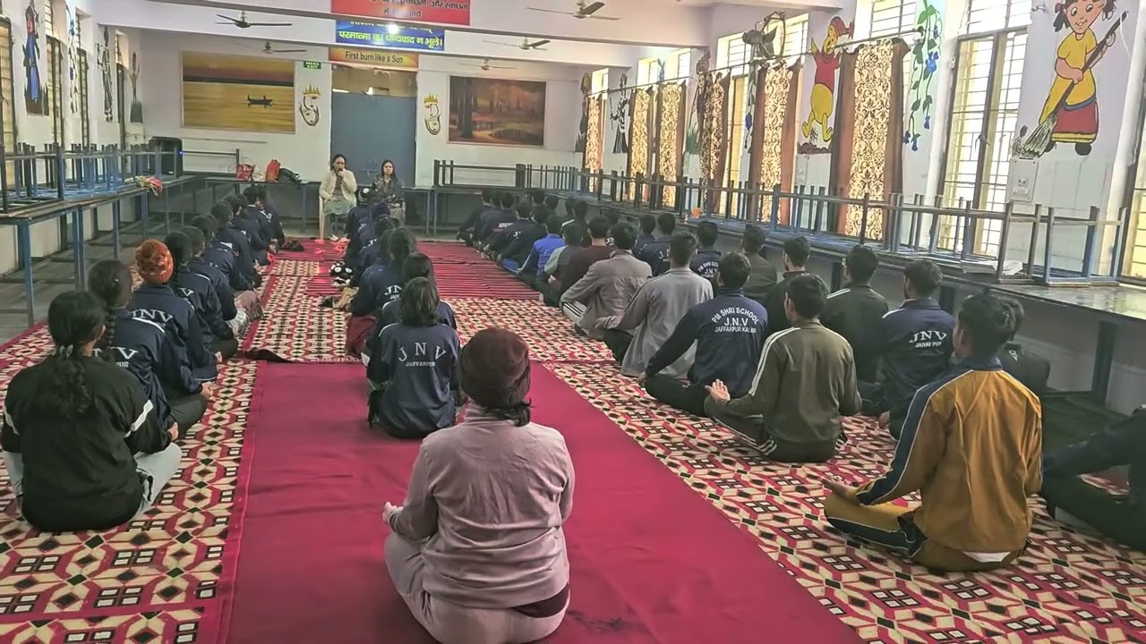 Medha Yoga- 3 day Mental Health Workshop in JNV JAFFARPUR KALAN