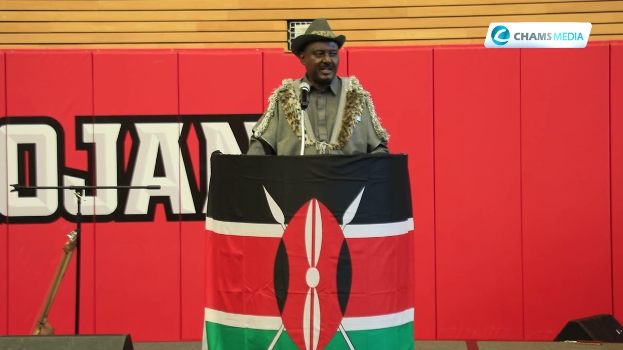 King of Wanga Kingdom, Amb. Kwaka aka Big Ted Open Luhya Festival in Washington