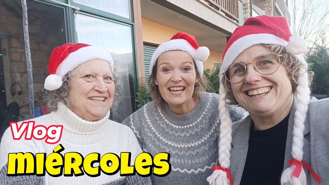 Vlog. Miércoles 24/12/25 La familia está en casa + Preparan y comen + El regalo de Paloma