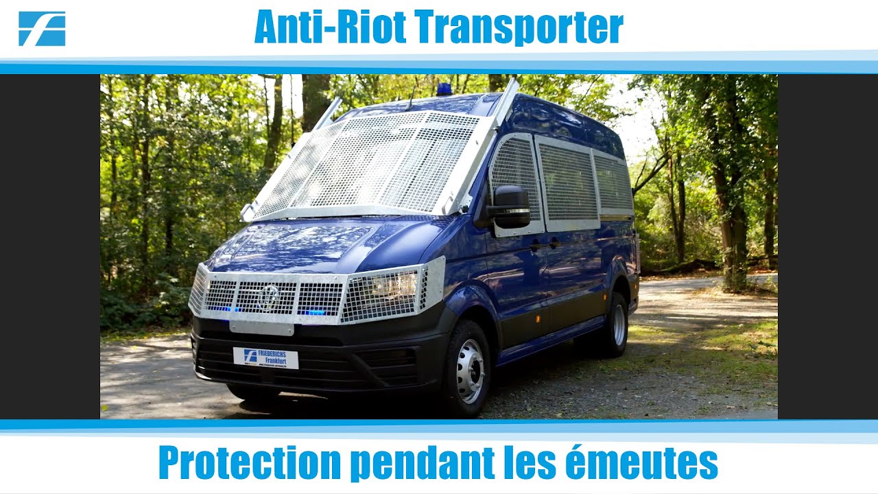 Protection et sécurité contre le vandalisme lors de démonstrations et autres - Anti-Riot Transporter