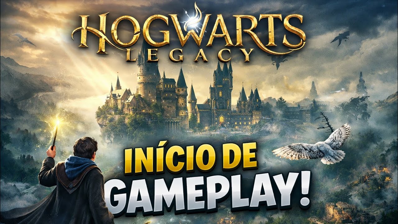 Hogwarts legacy - INÍCIO DE GAMEPLAY PS5