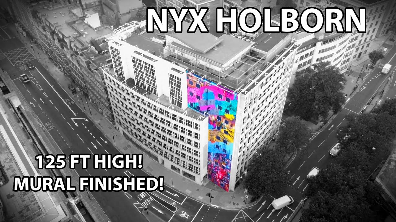 London's biggest mural ! The final reveal