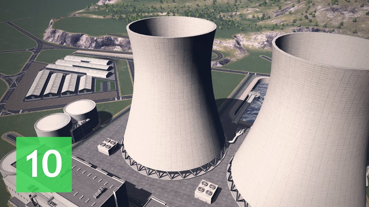 Cities Skylines: Wayside Valley - Ep.10: Nuclear Power Plant