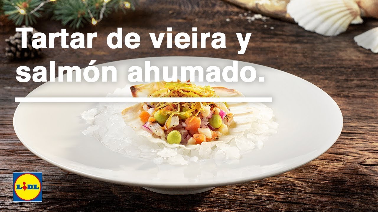 Tartar de Vieira y Salmón Ahumado 🐚🐟 | Recetas de Navidad | Lidl España