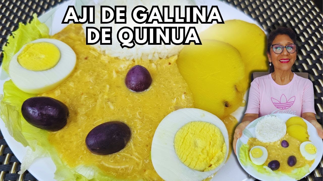 Ají de Gallina con Quinua | Receta casera y deliciosa
