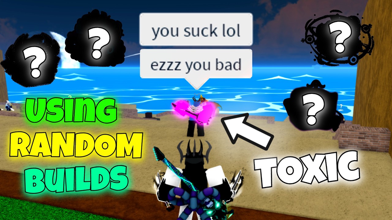 DESTROYING Toxic Kid With RANDOM Blox Fruits