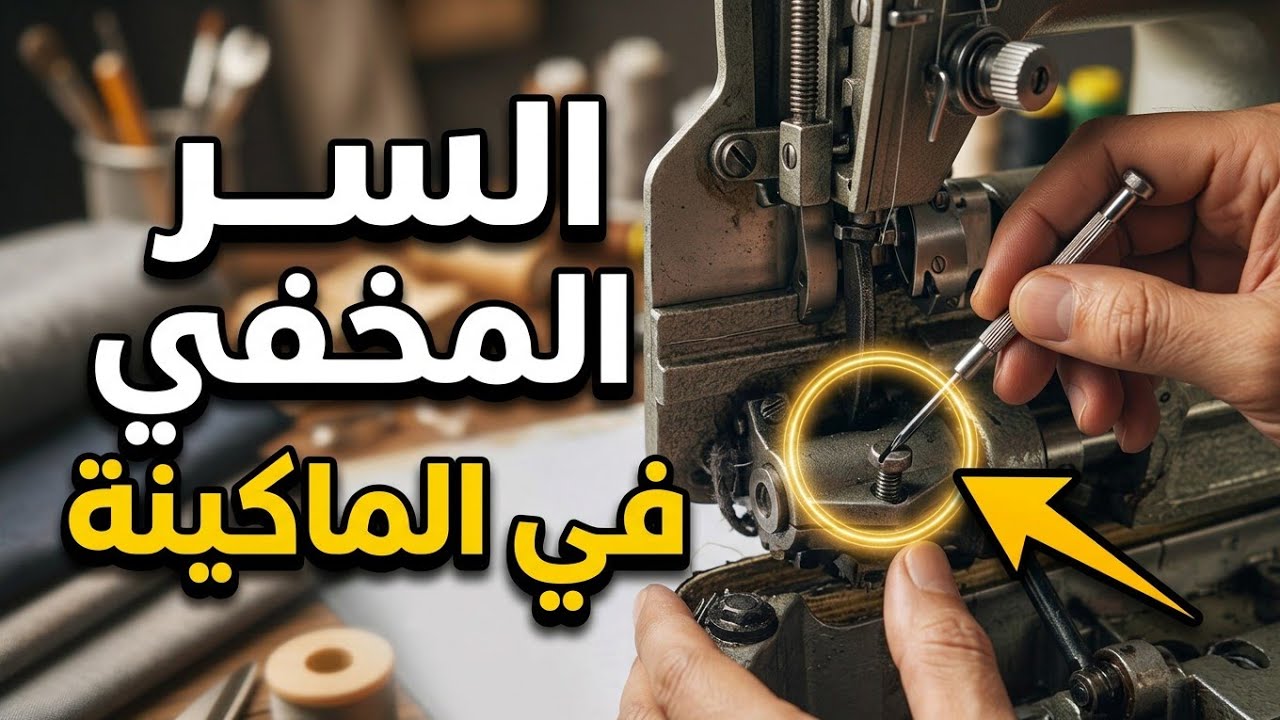 كيفية إصلاح مشاكل ماكينة الخياطة | سر من أسرار الخياطة التقليدية