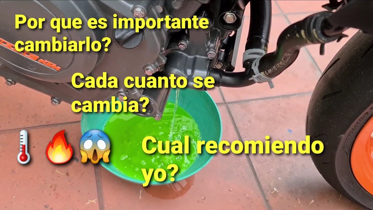 Cambiando el refrigerante de mi KTM 250 Duke