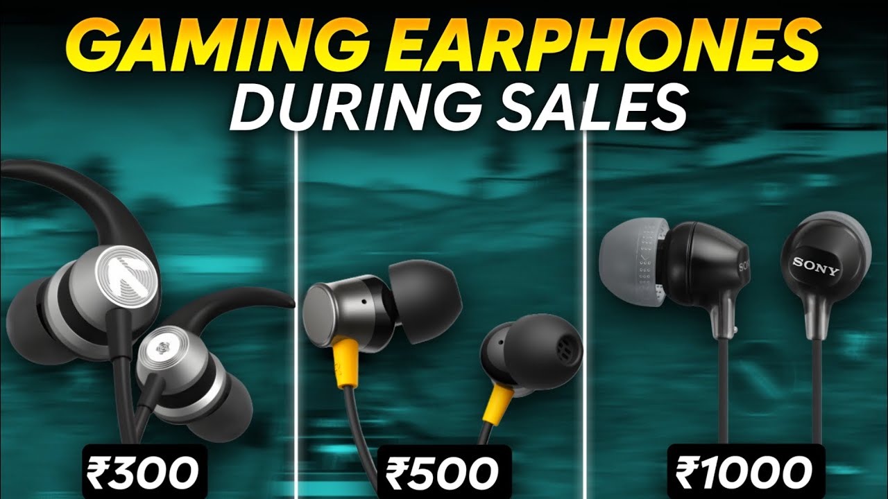 🔥 Top Best Gaming Earphones Under ₹300, ₹500 & ₹1000 | Budget Earphones 2025