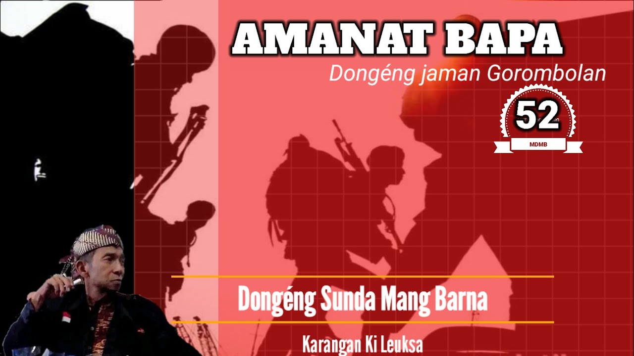AMANAT BAPA - DONGÉNG SUNDA MANG BARNA. SÉRI KA 52