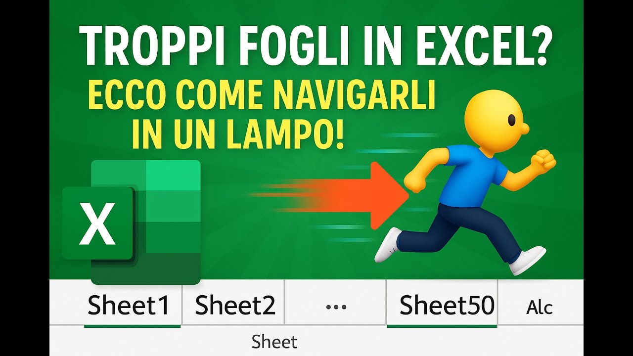 Troppi Fogli in Excel?Ecco Come Navigarli in un Lampo! ⚡