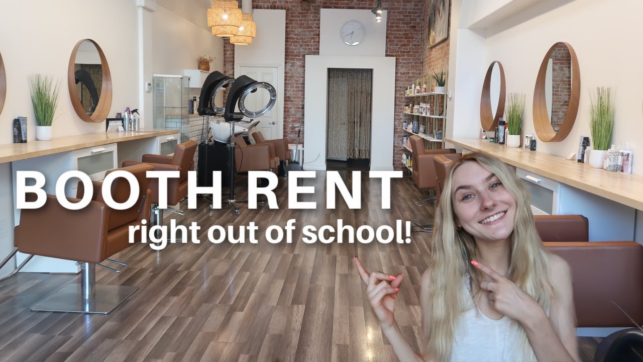 How To BOOTH RENT Right Out Of BEAUTY SCHOOL! | Reiley Collier