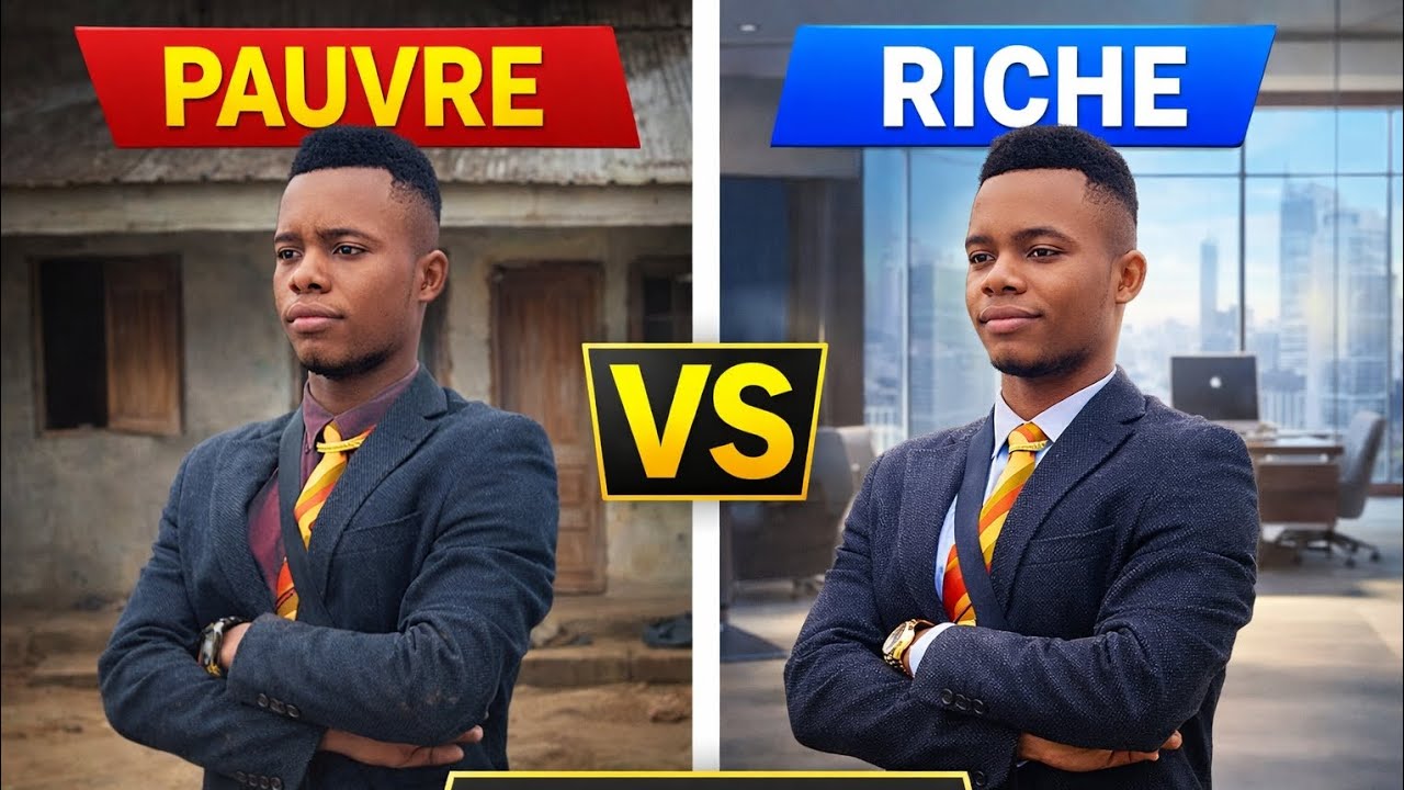 VOICI 05 DIFFÉRENCES FONDAMENTALES ENTRE UNE PERSONNE RICHE ET UNE PERSONNE PAUVRE.